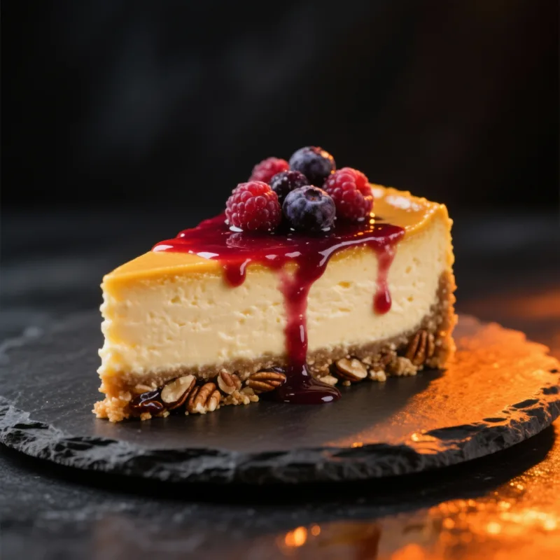 No-bake vegan cheesecake