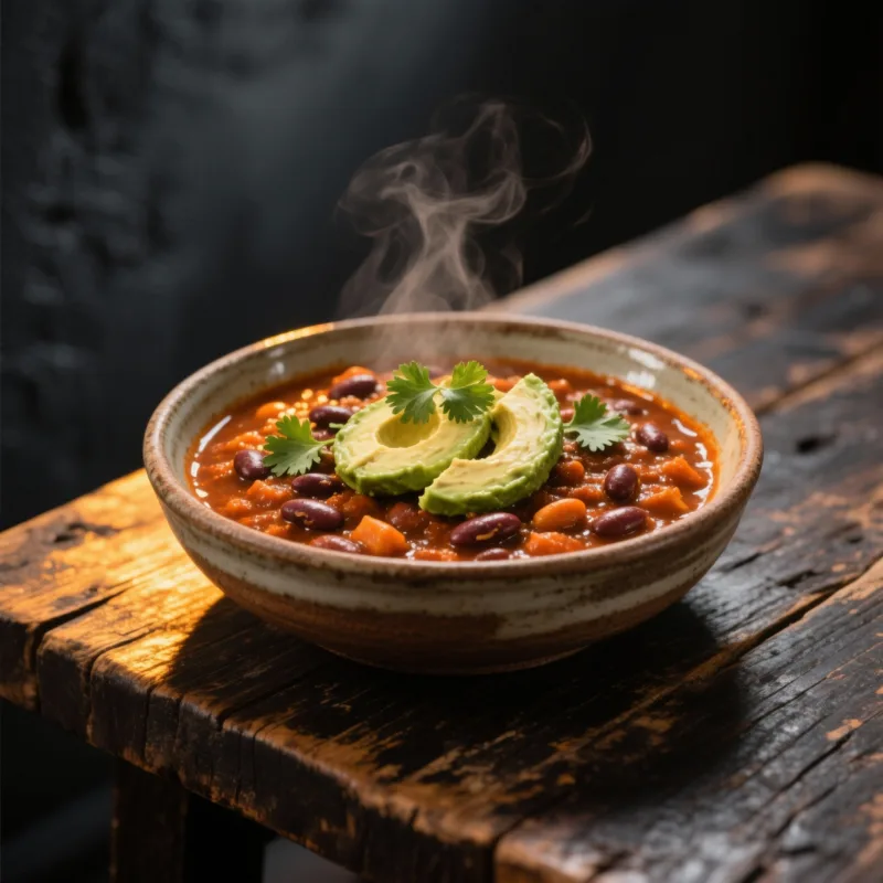 Hearty vegan chili