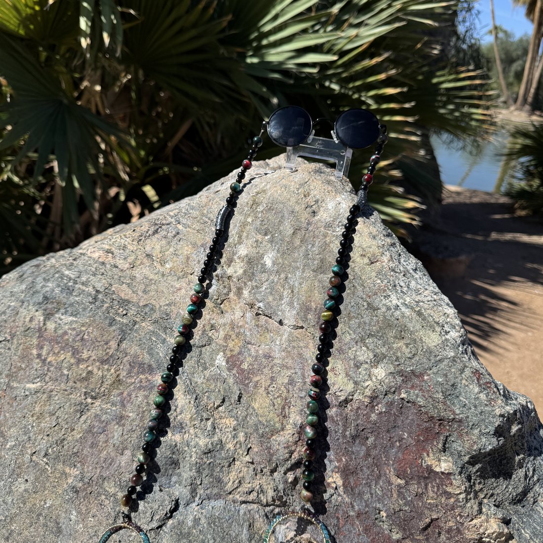 Dark Rainbow — D.A.N.G.L.S handmade crystal eyeart